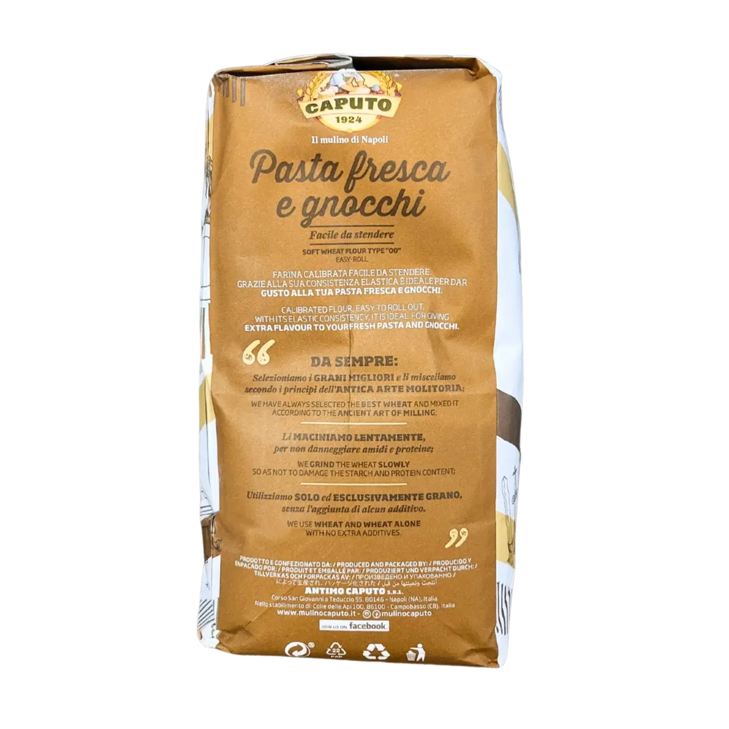 Sac de farine type 00 Caputo 5kg pour pâtes et gnocchis artisanaux