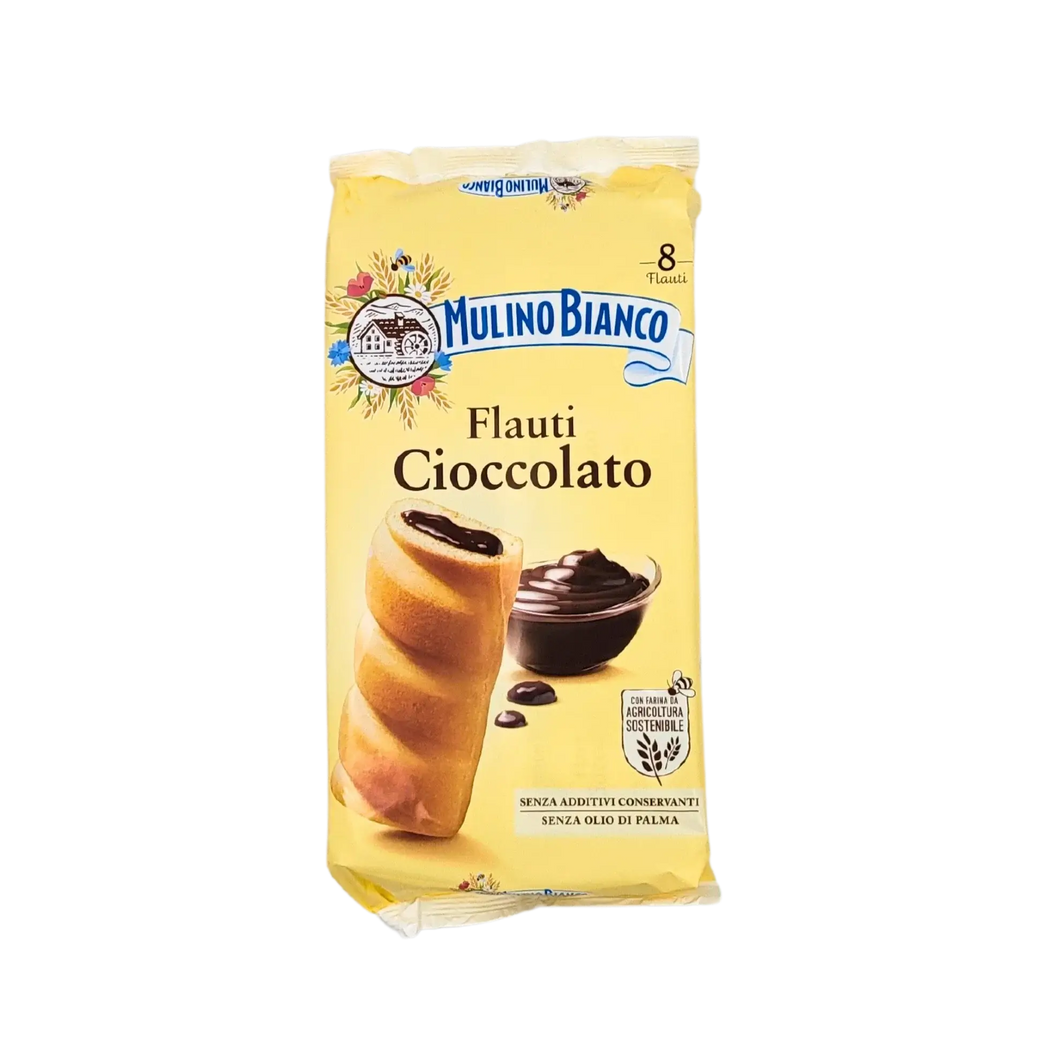 Flauti Cioccolato Mulino Bianco – Brioches mit Schokolade