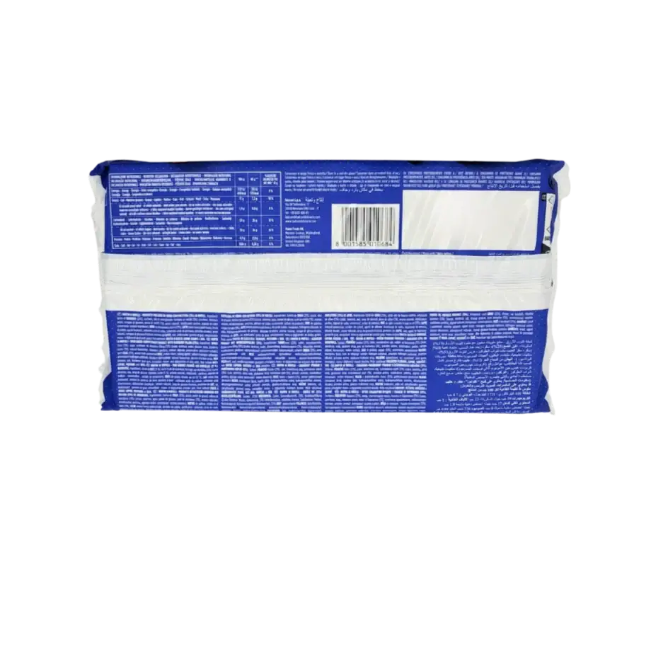 Emballage arrière de muffin myrtille Balconi 258g, pâtisserie italienne moelleuse, sans huile de palme