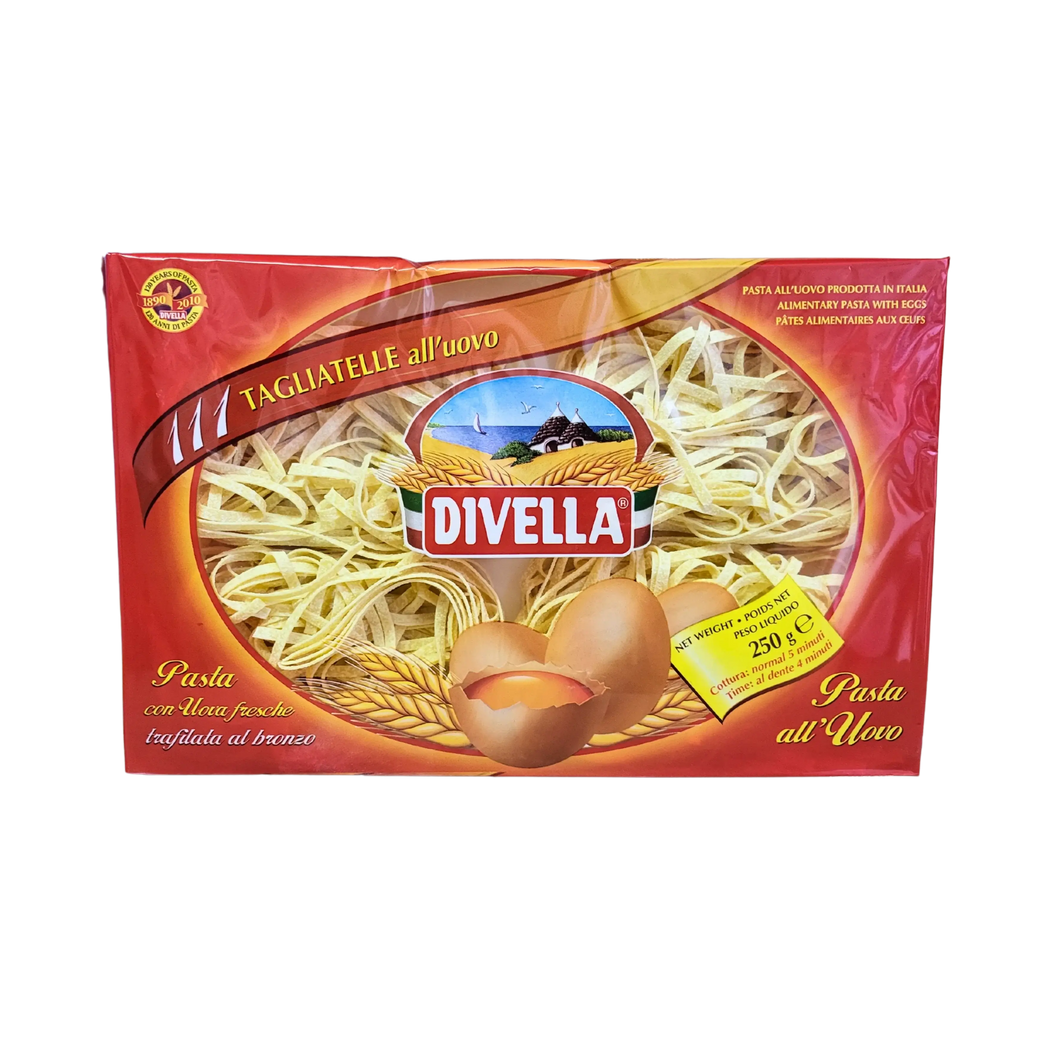 Tagliatelle all'uovo Divella – Pâtes aux œufs