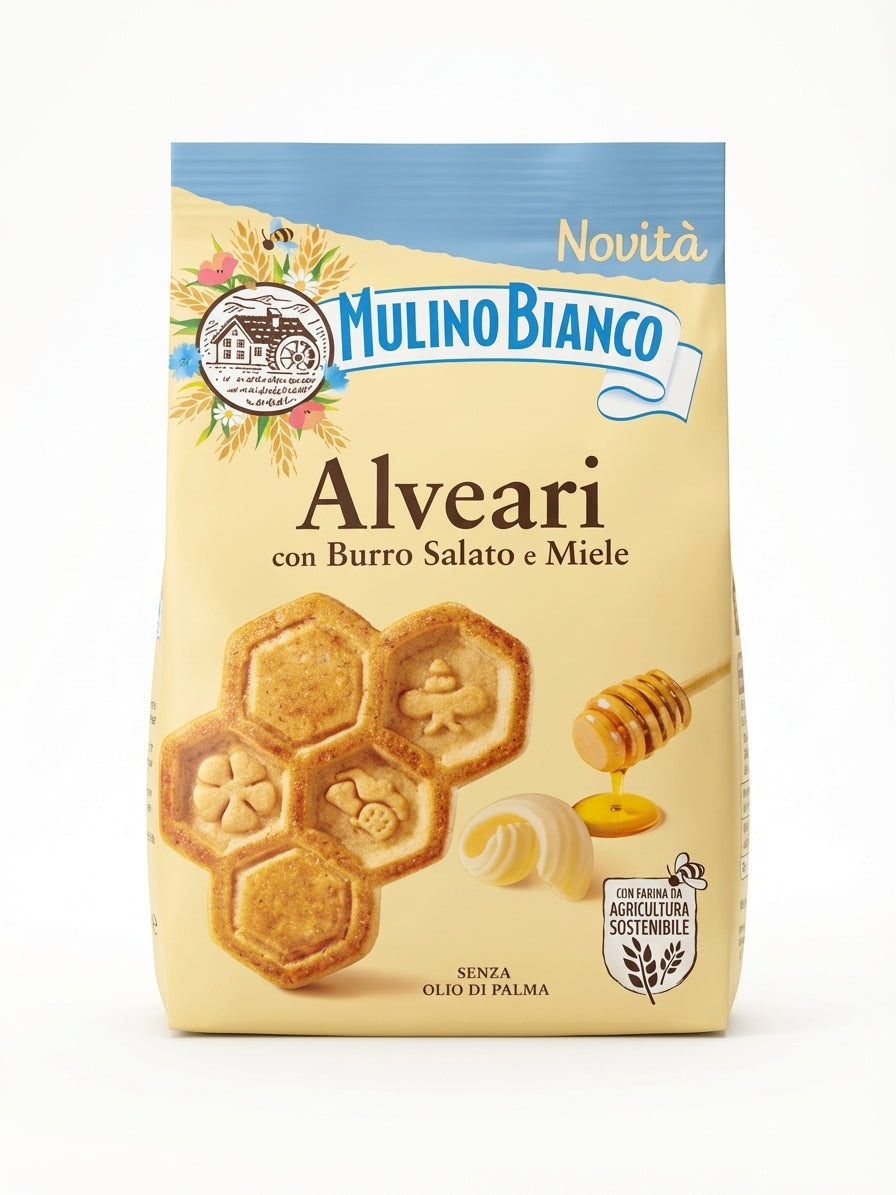 Alveari Mulino Bianco – Koekjes met gezouten boter en honing