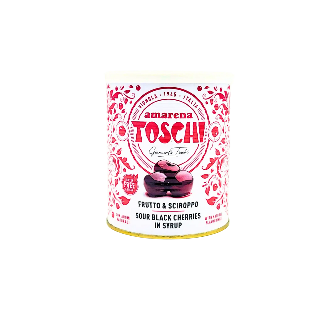 Cerezas Amarena en almíbar Toschi – Deshuesadas