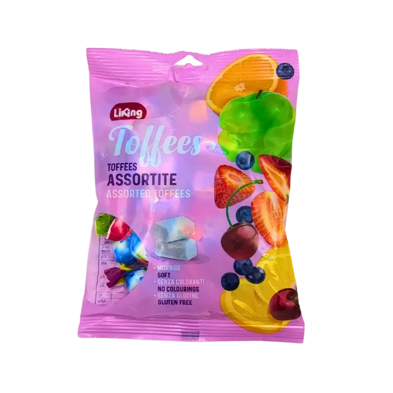 Fruittoffees Liking – Glutenvrij assortiment