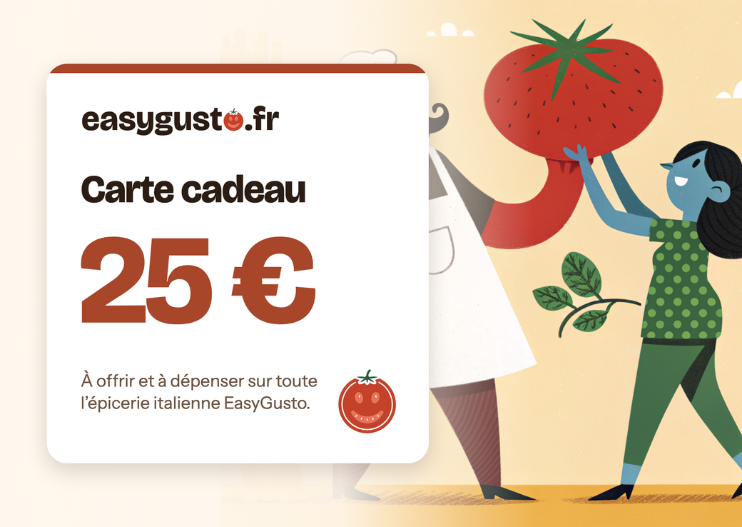 Carte cadeau EasyGusto de 25 €