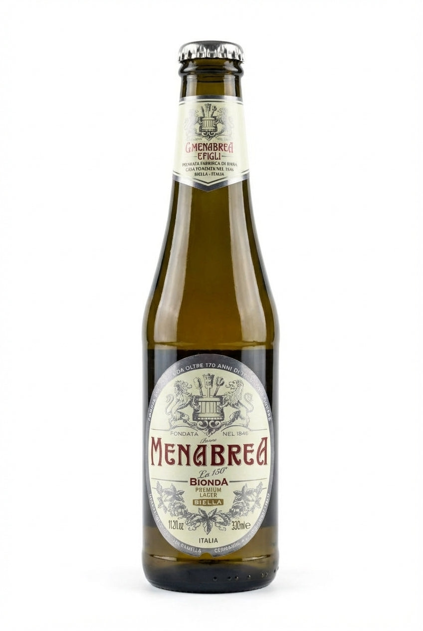 Bière Menabrea Bionda – Lager blonde du Piémont