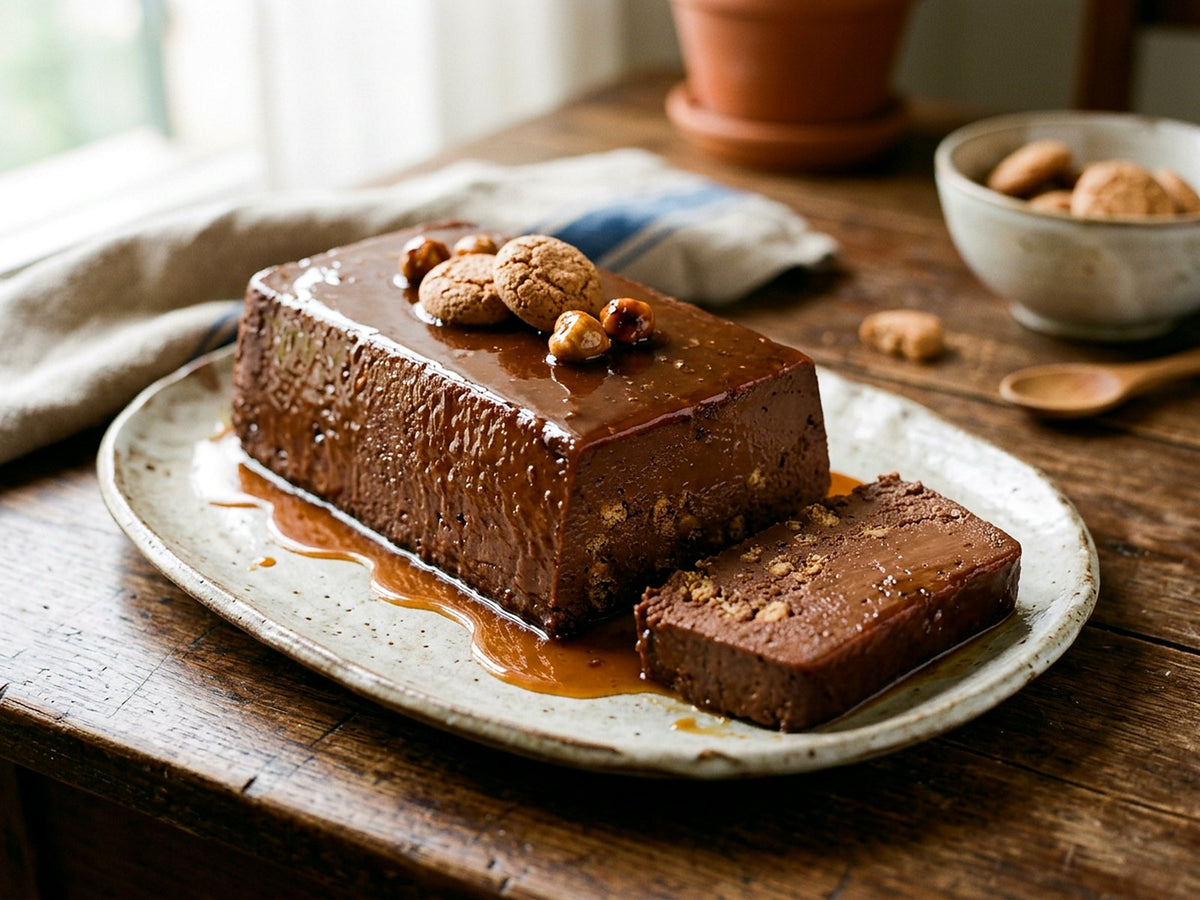 Piemontesischer Bonet mit Amaretti und Kakao