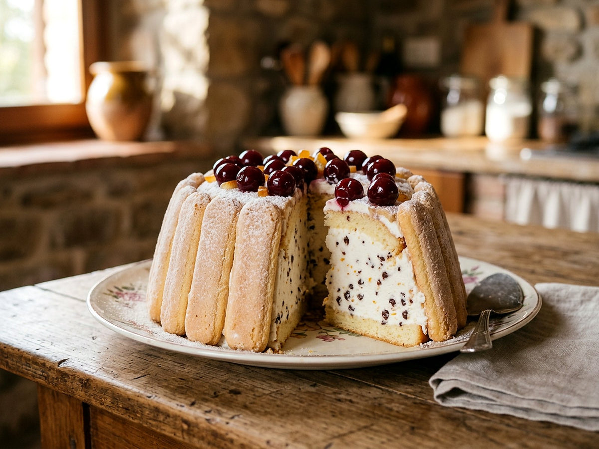 Cassata sicilienne simplifiée, en coupole