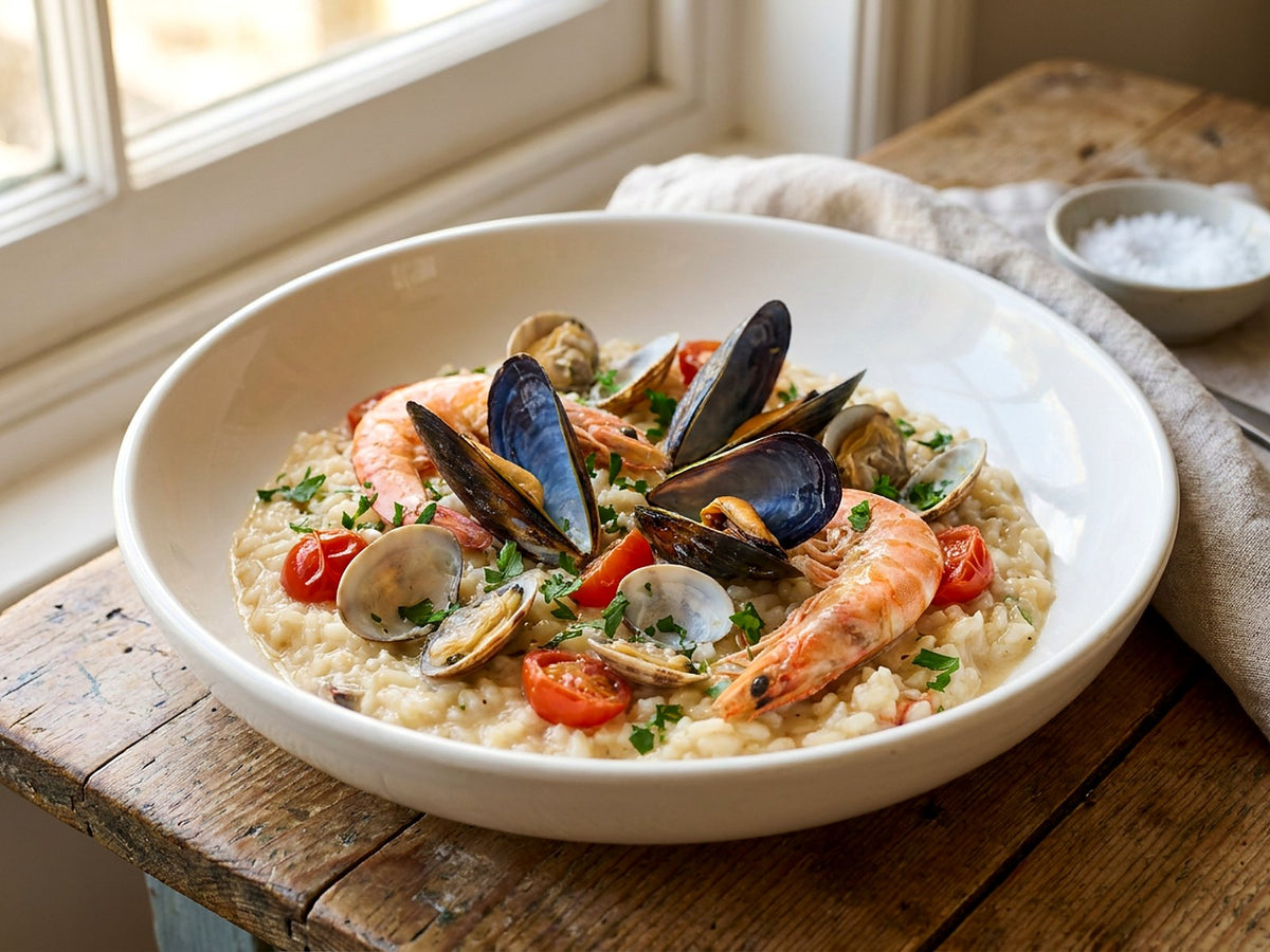 Risotto mit Meeresfrüchten