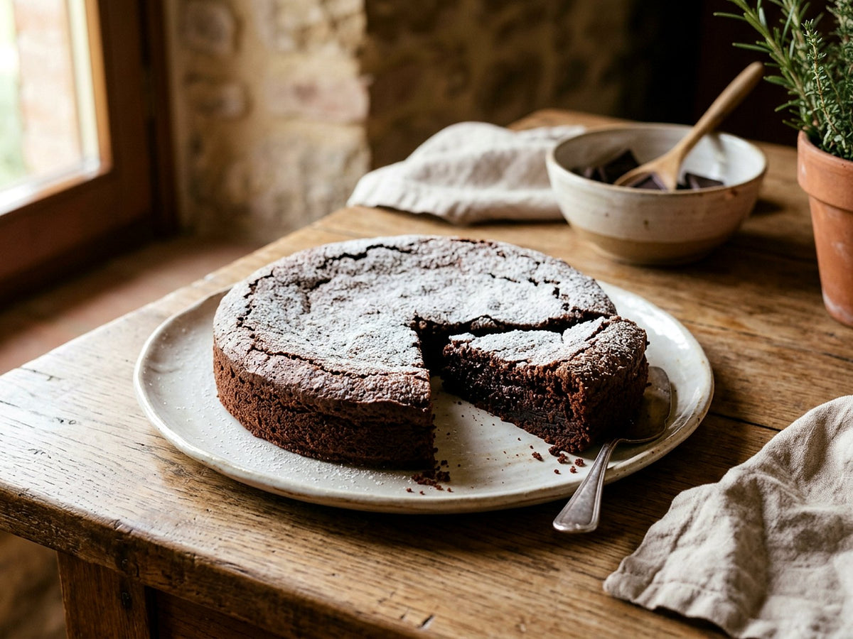 Torta tenerina mit Schokolade