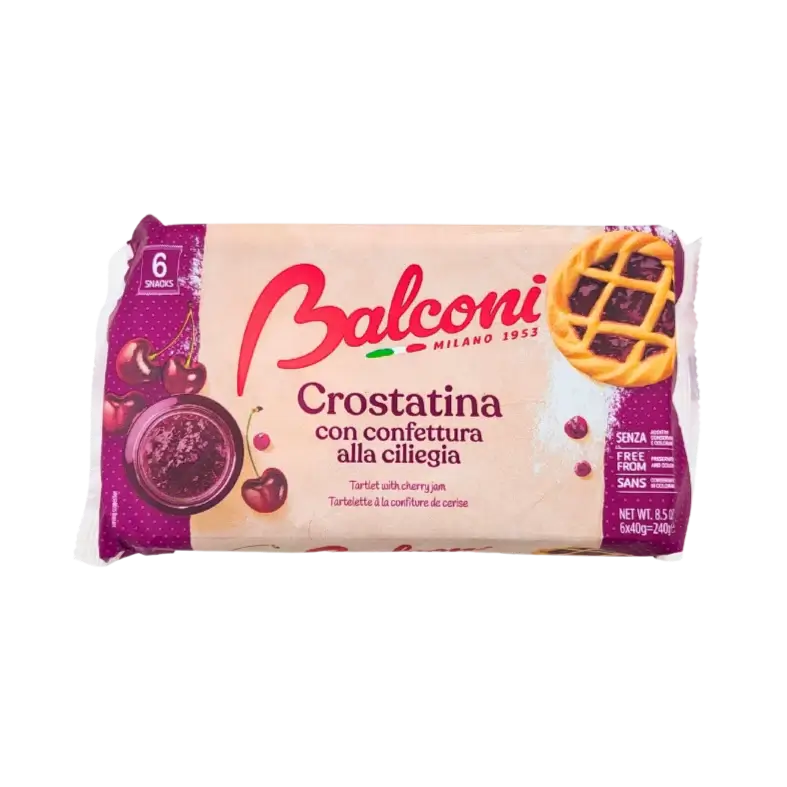 Crostatina Kirsche Balconi – Törtchen mit Konfitüre