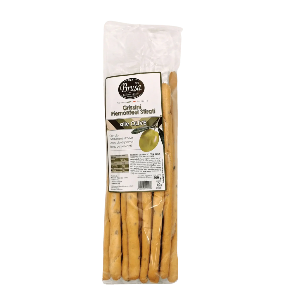 Gressins à l'Olive Brusa – Recette Piémontaise
