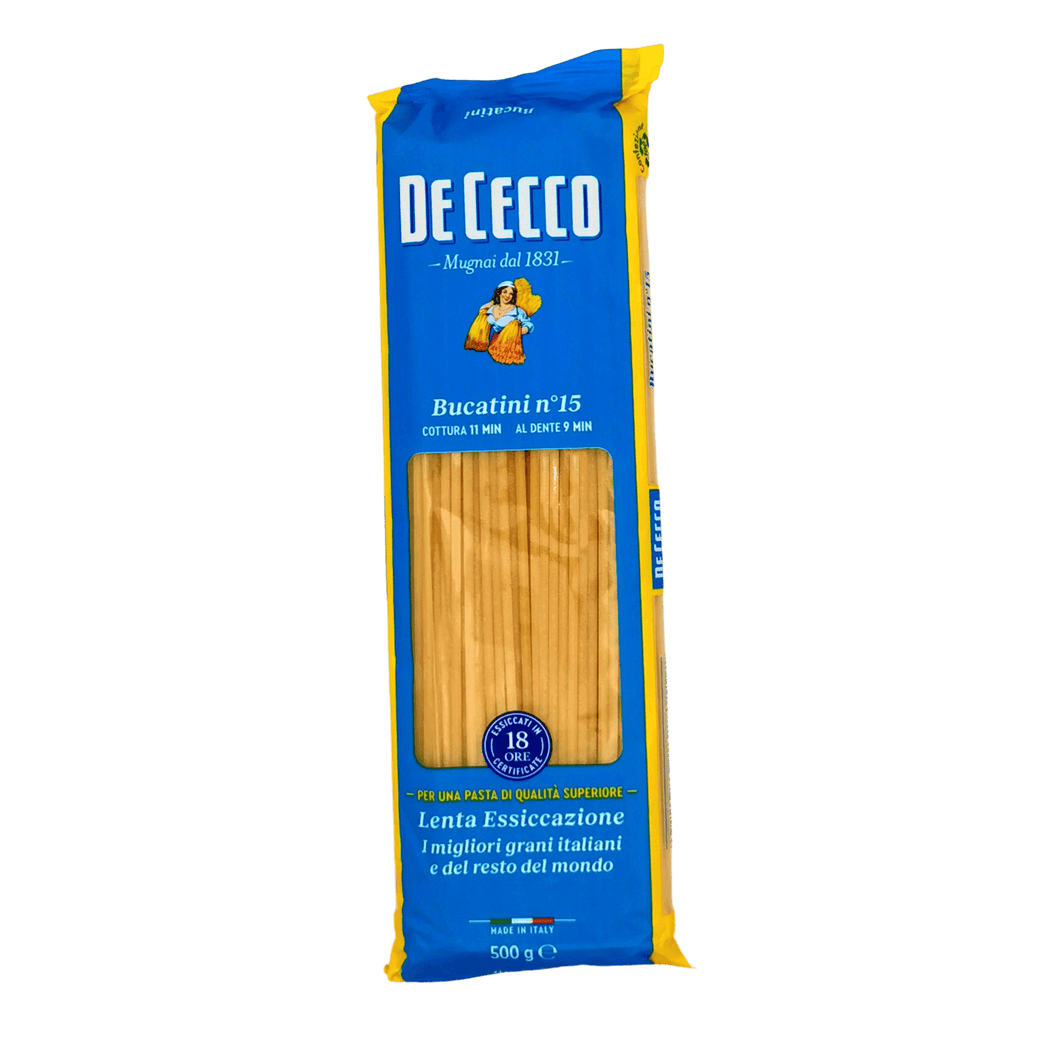 Bucatini n.º 15 De Cecco – Pasta larga